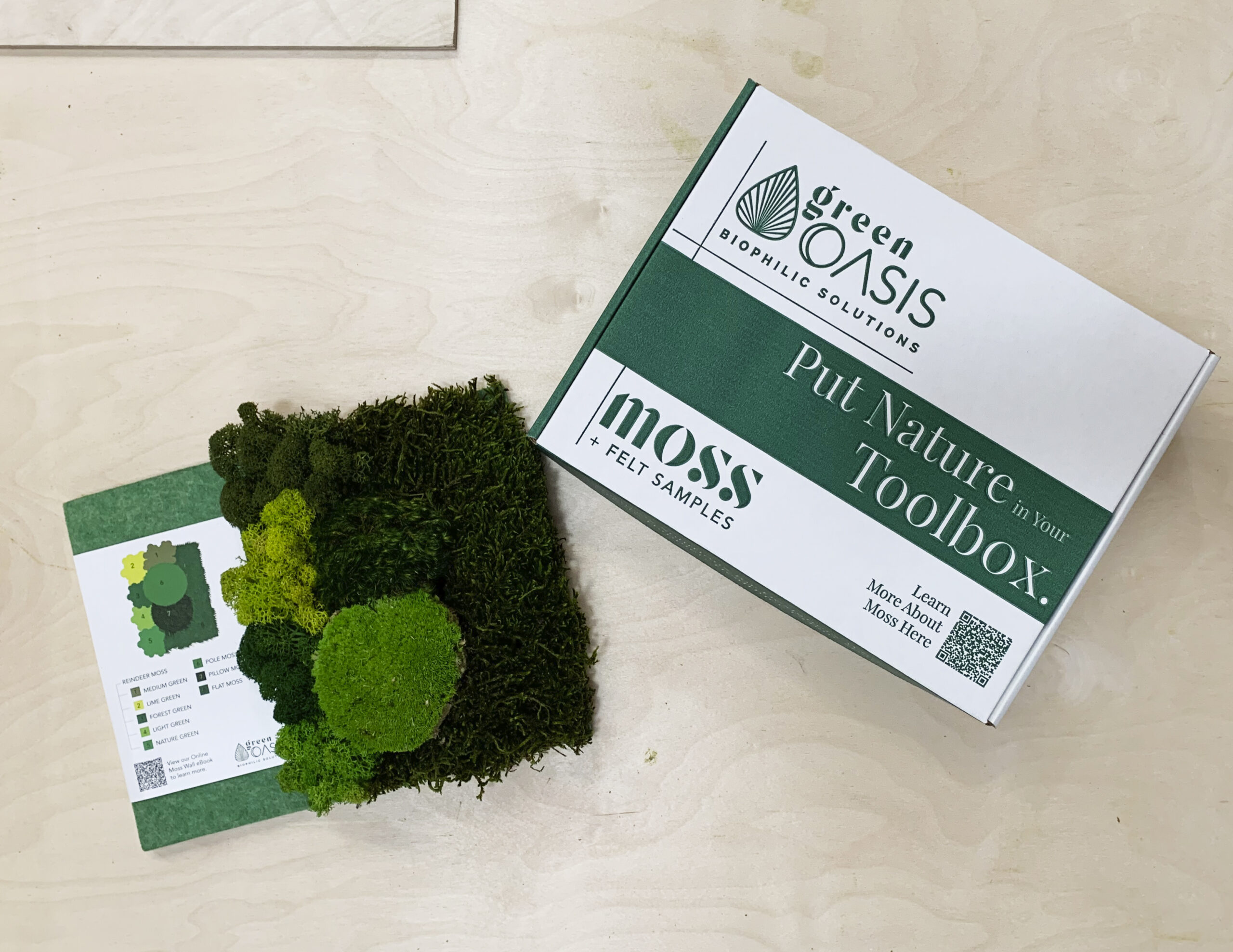 Moss Samples One color box